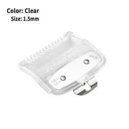 Professional Hair Clipper Limit Guide Comb for Wahl Trimmer Barber Guide Comb Haircut Tool Clipper Limit Combs Black/Clear