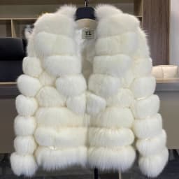 Women's Genuine Fox Fur Jacket Natural Fluffy Coat Lapel Luxury Short Real Fur Outerwear 2025 Fashion-forward Clothing