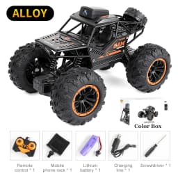 Rc Car With HD Camera FPV WIFI Machine On Remote Control Stunt 1:18 2.4G SUV Radiocontrol Climbing Toys For Kids on a Sign