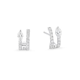 CRMYA Unique gold-plated CZ Stud Earrings For Women Cubic Zirconia Pendientes Boho Luxury Fashion Jewelry