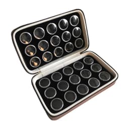 Transparent Gemstone Gem Jar Display Box Loose Diamond Jewelry Storage Carrying Case Nail Gem Stones Holder Organizer Container