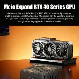TOPC Gaming Mini PC AMD Ryzen AI 9 HX 470 Intel Ultra 9 285H USB4 24G/32G LPDDR5 2*2.5G LAN 2*PCIe Desktop Computer Windows 11
