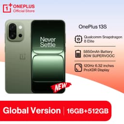 All New OnePlus 13S Global Version Smartphone Snapdragon 8 Elite 120Hz 6.32 inches ProXDR Display 5850mAh Battery 80W SUPERVOOC