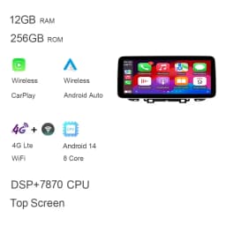 12.3" QLED 720P 360 8G+256G Carplay Android 14 Car DVD Player GPS DSP WIFI Stereo autoradio For Chevrolet Tracker Trax 2018-2024