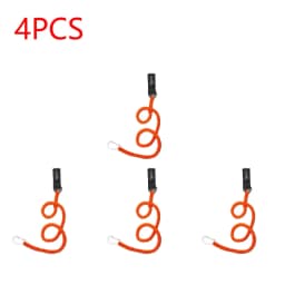 5-1PCS Elastic Kayak Canoe Paddle Leash Safety Boat Fishing Rod Pole Coiled Lanyards Anti-Lost Rope Rowing Kayak Paddle Leash
