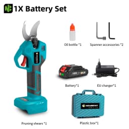 NEWBENY 30mm Brushless Electric Pruning Shears 4 Gear Cordless Garden Fruit Tree Bonsai Beautify Tool For Makita Battery Pin