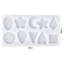 Earring Pendant Silicone Mold Epoxy Resin Mixed Style Jewelry Making Casting Molds DIY Charms Pendant Mould Creative Craft DIY