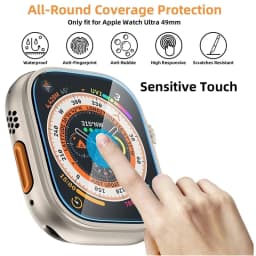 Tempered Glass for Apple Watch Ultra 1 2 3 49mm Anti-Scratch Screen Protector IWatch Ultra Seconds Installation Protective Film