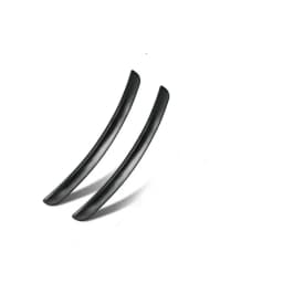 2PCS Universal Soft Car Fender Flare Arch Sticker Fender Vents Protector Cover Anti-Scratch Strip Mud Flaps Auto Accessories