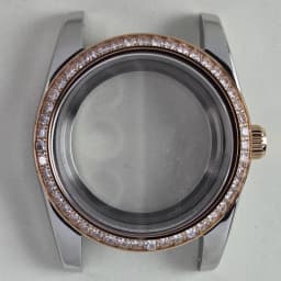 36mm/39mm Rose Gold Case Diamonds Bezel Sapphire Mod Parts NH34 NH35 NH36 NH38 NH39 NH70 NH72 ETA2824 PT5000 Movement