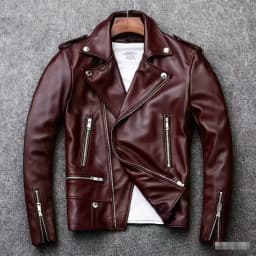 Men's Autumn Winter PU Leather Jacket, Motorcycle Biker Style Faux Leather Coat, Factory Direct Sales Casual Outerwear for Men