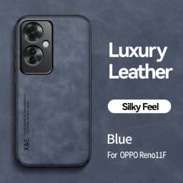 Reno11F 5G Case Built in Metal Plate Magnetic Car Holder Leather Phone Cases For OPPO Reno11 F Reno 11F 11 F 5G Back Soft Cover
