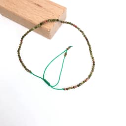 Faceted Gemstones 2-3mm Beads Hand Woven Adjustable Bracelet Lapis Lazuli Crystal Turquoise Choker Men Female Jewelry Party Gift