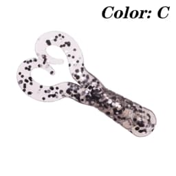20 Pcs Silicone Worm Soft Lure Jig Wobblers 4cm 0.7g Attractive Shrimp Odor Salt Artificial Baits Fishing Tackle Pike Bass Carp