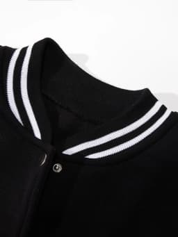 Spiders On The Spider Web Print Jackets Men Streetwear Fashion Loose Baseball Jersey Fleece Pocket American Top Unisex Jacket