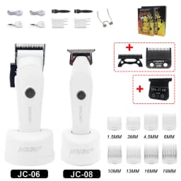 JUCAI Mini Candy Professional Hair Clipper for Men 7200RPM Brushless Motor Phantecho DLCBlade Base Charger Haircut Machine
