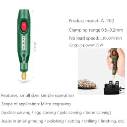 SNASAN Mini Pearl Punching Machine Jewelry Making Tool Fit 110V-240V Handmade DIY Drilling Tools