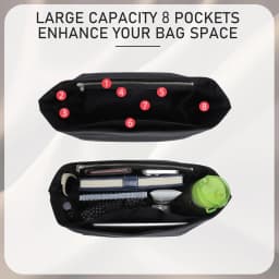 Bag Organizer Insert For Longchamp LePliage Tote Bag,Zipper Inner,Waterproof Purse Nylon Organizer, Keep Bag Shape Accessories