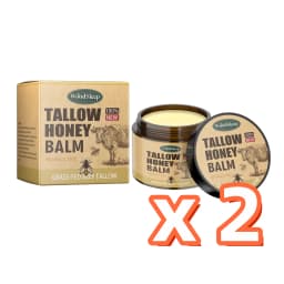 Whipped Beef Tallow and Honey Balm Skin Face Moisturizer Fast Absorption Grass Fed Grass Finished Organic Face Cream Body Lotion