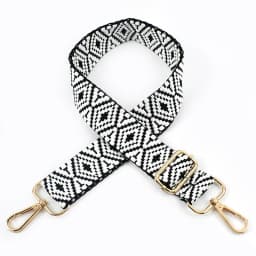 1Pc 38mm Jacquard Canvas Bag Strap for Women's Handbag Replace Handle 75~130cm Adjust Shoulder Straps Crossbody Bags Accessories