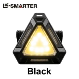 Magnetic Rechargeable Outdoor Flashlight, Triangle Red Blue Warning Camping Lamp, Compact Portable Multi-Purpose Light