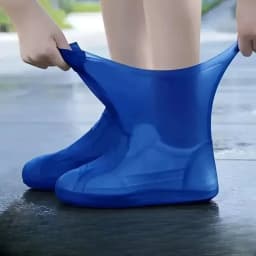 Rain Shoe Covers Waterproof Covers for Shoes Protector Cover Boots Gear Household Merchandises Home Garden