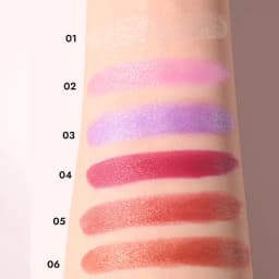 6-color dazzling gold moisturizing long-lasting lipstick Diamond pearl fine sparkle color lipstick