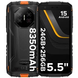 DOOGEE Fire 3 Ultra Rugged Phone 5.5" HD+ Display 24GB RAM+256GB ROM 8350mAh Battery UNISOC T7200 NFC Android15 Smartphone