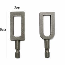 Rafford 1/4 Inch Hex Shank Wire Twister Drill Attachment, 9#/11# Rebar Tie Wire Winder Tool for Fence Repair & Construction