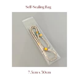 10/20 Pieces Self-sealing Bracelet Earrings Plastic Transparent Jewelry Gift Storage PVC Bag For Small Business Customize Logo