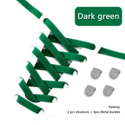 1 Pair New No Tie Shoe Laces Flat Elastic Shoelaces Quick Safety Kids Adult Shoelace Outdoor Leisure Sneakers Shoe Accessories