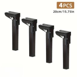 4 PCS heavy-duty metal folding table legs - a multifunctional replacement accessory suitable for laptops, coffee tables