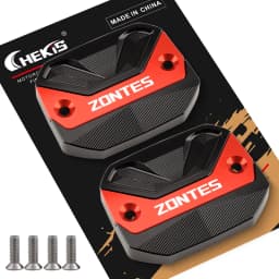 Chekis Is Suitable for Zontes 368g 368E 368K 368D 368m 501g Motorcycle Modification Parts, Brake Master Cylinder Cover, Aluminum Alloy Oil Tank Cover, Hydraulic Oil Tank Decorative Cover