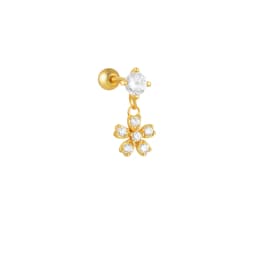 Aide 925 Sterling Silver 1pc Geometry Multi Piercing Stud Earrings For Women K Gold Simple Elegant Tassel Jewelry Gift Pendiente