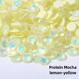 ss6-ss30Glitter Crystal Mocha Opal Non Hotfix Rhinestones Flatback Strass стразы Nails Crystals Diamond For Nail Art Nail Charms