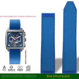 Rubber Silicone Watch Band 22mm for TAG Strap Heuer Monaco Speed Series CBL2184 CBL2183 Sports Waterproof Bracelet Watchband