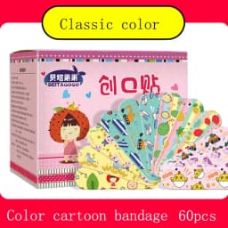 10-720pcs Cartoon Animal Pattern Band Aid Hemostasis Adhesive Bandages First Aid Emergency Kit Wound Plaster Patches for Kids