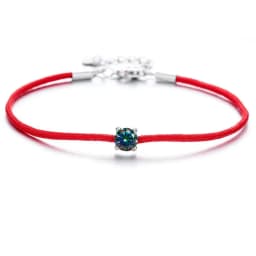 TY 0.5CT 925 Sterling Silver Moissanite Bracelet For Women Men Lucky Red String Bracelet 12constellation Bracelet Fine Jewelry