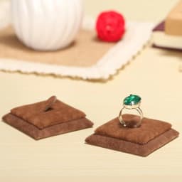 Velvet Ring Display Storage Rack, Jewelry Display Props Counter Showcase, Ring Holder, Single Ring Jewelry Stand