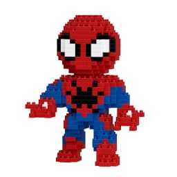 Hero Cartoon Micro Particle Building Blocks Children Assembly Toy Anime Action Figure Boy Girl Kid Gift Cute Toy Building Bricks