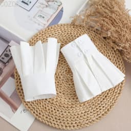 DIY Detachable Cuffs Cuff Extension Embroidery Lace Daisy Fake Sleeves Elastic Wild Wrist Pleated Organ Lolita Fake Sleeves