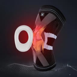 1PC Adjustable Knee Brace Open Patella Knee Support for Men Women Breathable Knee Wrap for Sports Running Fitness