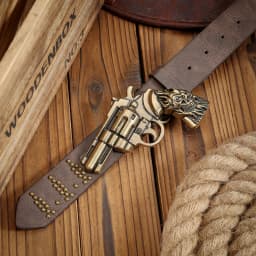 A Unisex Western-style PU Belt with Buckles, Bohemian Style, Casual and Retro, Suitable for Daily Wear When Going Out