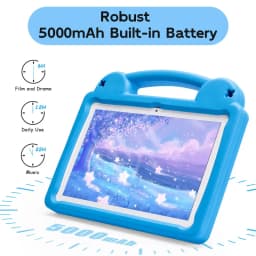 Paitanry 2025 Kids Tablet Android 15 10.1 Inch Octa Core 8GB (3+5 Expand) RAM 64GB ROM 5000Mah HD Display Tablet Children's Gift