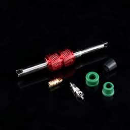 71pcs Air Condition Repair Kit Repair Tool 10pcs Valve Cores 50pcs Hose Gaskets 10pc Valves