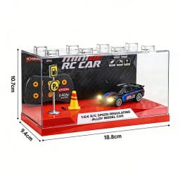 2026 Upgraded RC Car 1:64 Mini Alloy RC Drift Car Easy to Carry, 60mins Life. Exquisite Gift Box An Ideal Toy Gift for Children