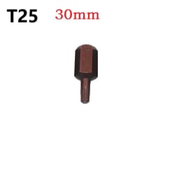1pc 30/75mm Magnetic Torx Screwdriver Bit Steel 10mm Hex Shank Screwdrive For Impact Screwdriver T20/T25/T30/T40/T45/T50/T55