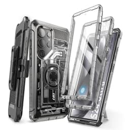 SUPCASE For Samsung Galaxy S24 Ultra Case UB Pro Full-Body Dual Layer Rugged Belt-Clip Phone Case with Built-in Screen Protector