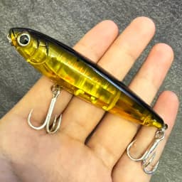 Floating Pencil Bait 17.5g 10cm Topwater Walk The Dog Fishing Lure 3D Swimbait Hook Popper Pesca Wobbler Minnow Rattle Cranbait