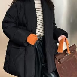 Women Winter V Neck Down Cotton Jacket 2025 New Women Warm Thicken Cotton Coat Korean Belt Waist Winter Outwear Women Parka Coat